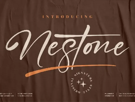 Nestone font