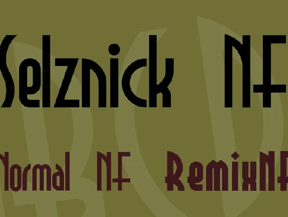 Selznick NF font