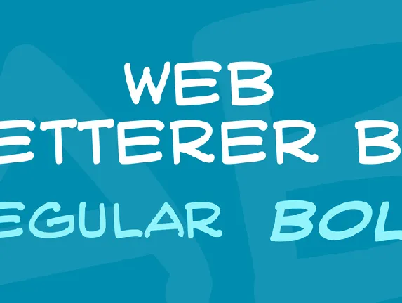 Web Letterer BB font