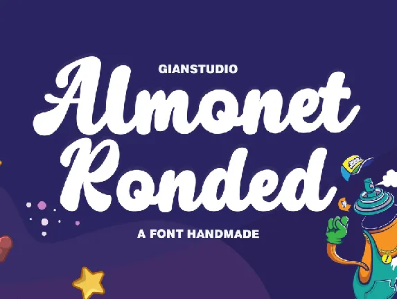 Almonet Ronded font