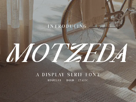 Motzeda font