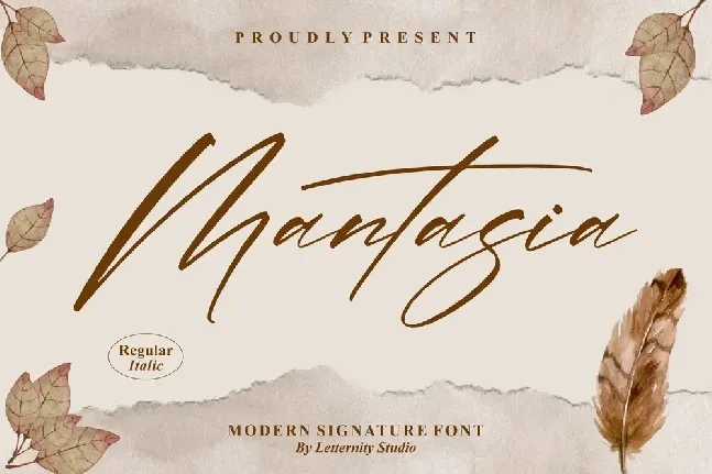 Mantasia font