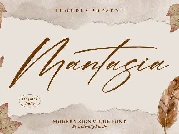 Mantasia font