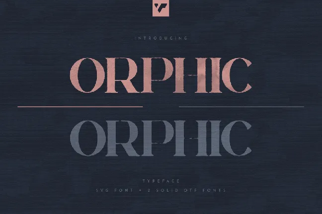 Orphic font