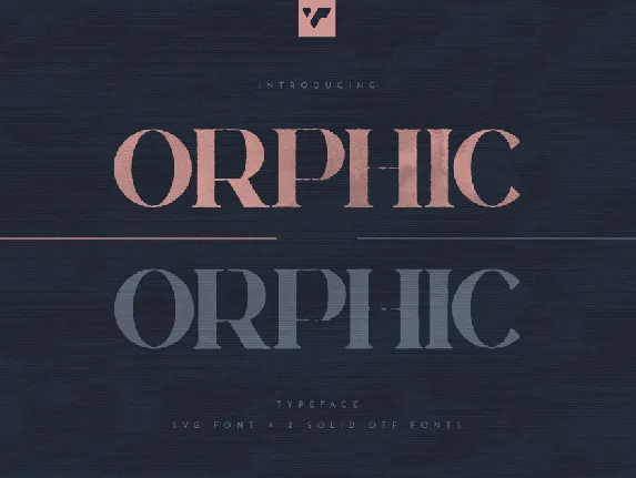 Orphic font