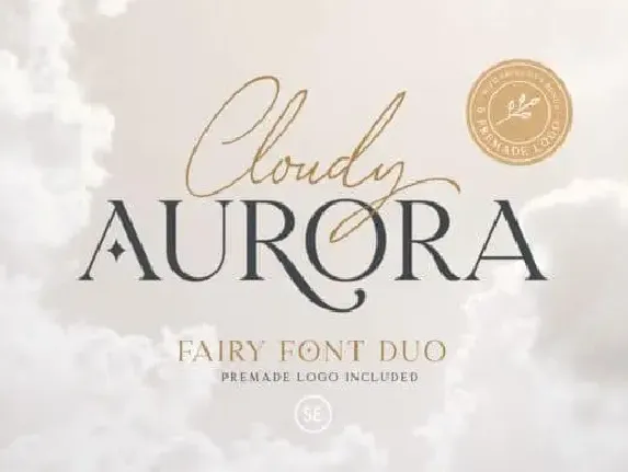 Cloudy Aurora Handwritten font