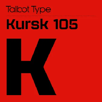 Kursk 105 Family font