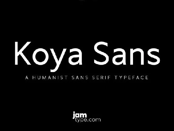 Koya Sans Family font