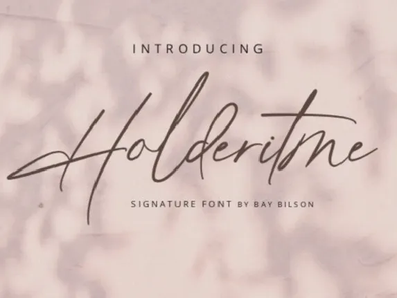 Holderitme font