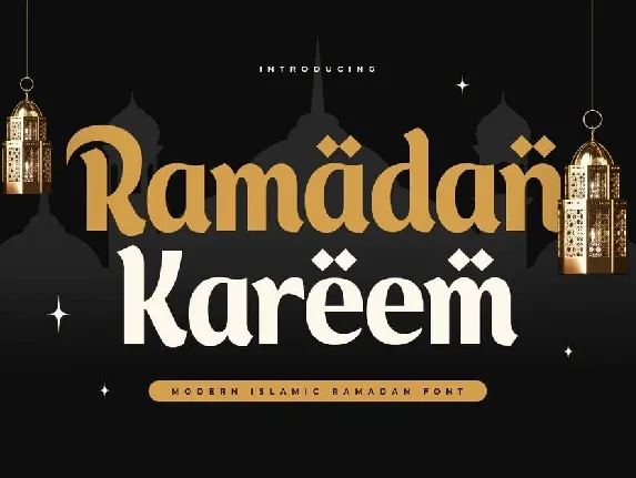 Ramadan Kareem font