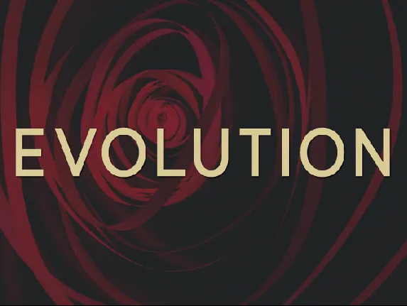 Evolution font