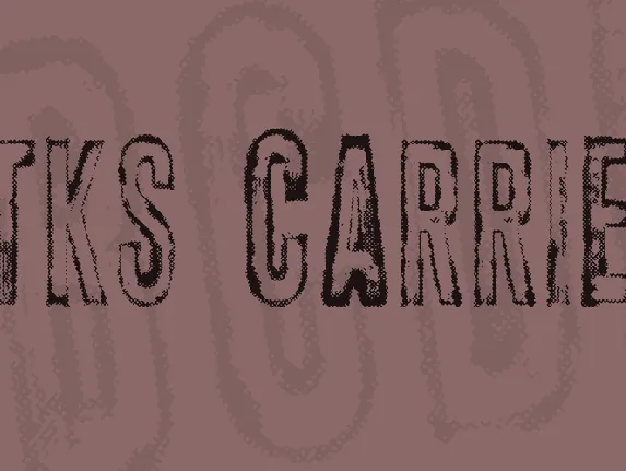 vtks carrier font