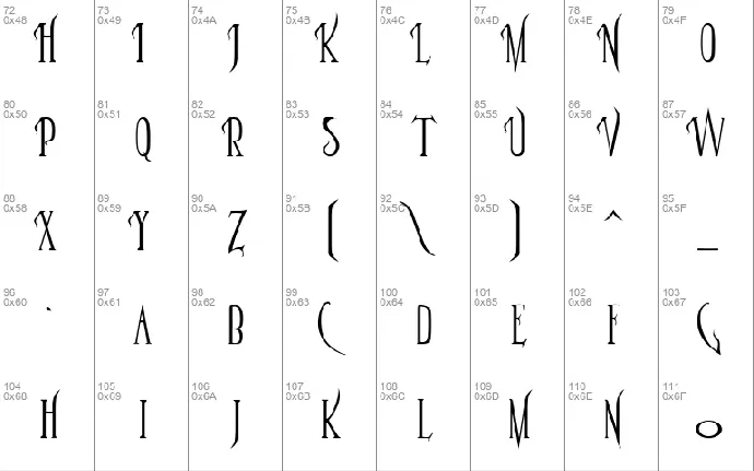 Parseltongue font