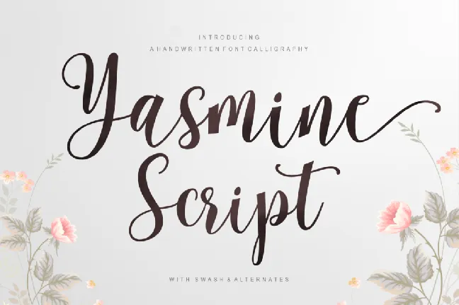 Yasmine Script font