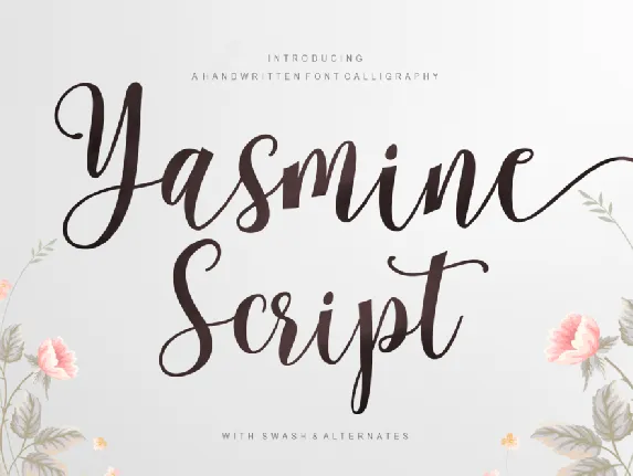 Yasmine Script font