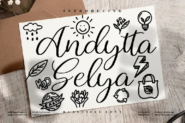 Andytta Selya font