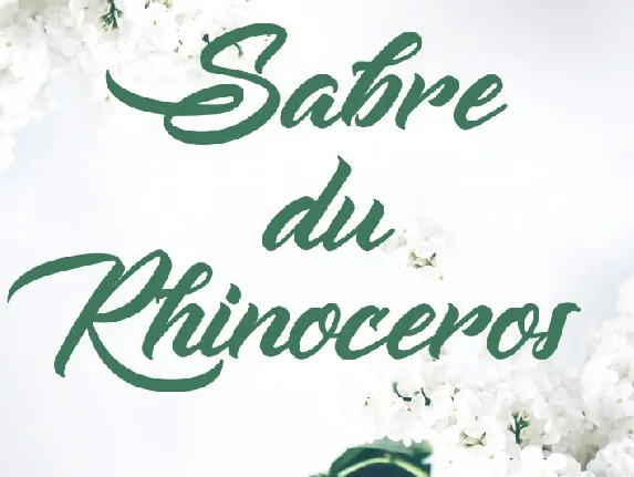 Sabre du Rhinoceros font