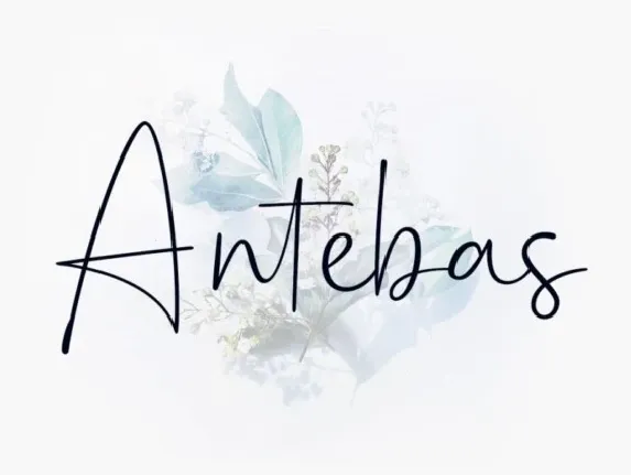 Antebas font