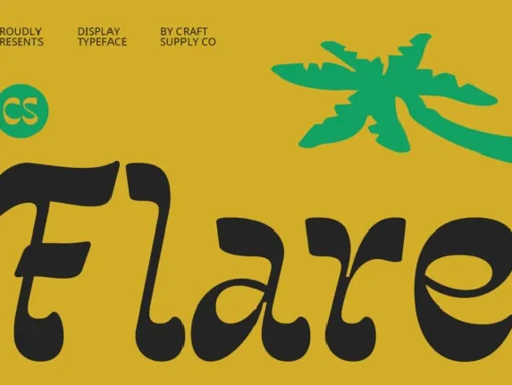 CS Flare font