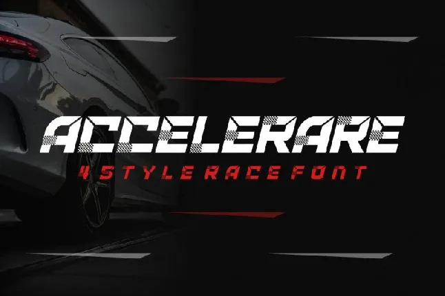 ACCELERARE Typeface font