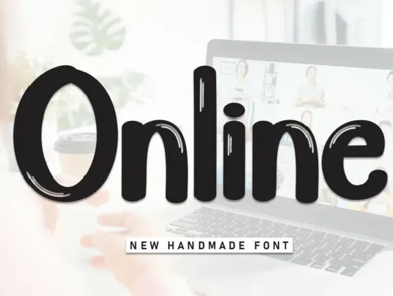 Online Display font