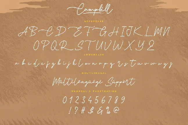 Camphill Demo font