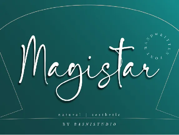 Magistar font