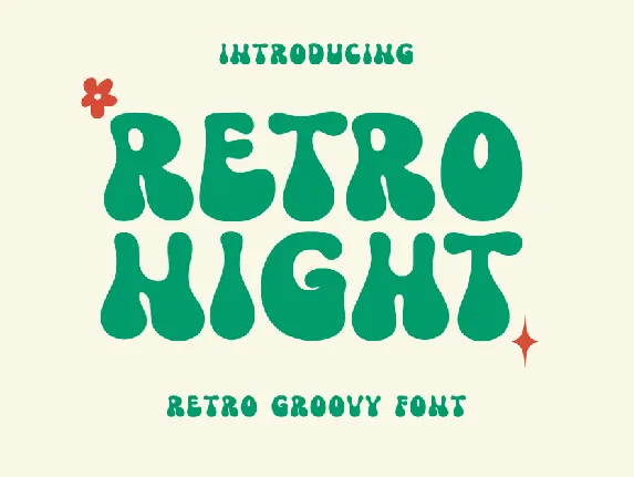 Retro Night font