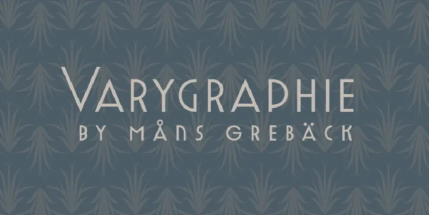 Varygraphie font