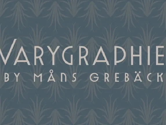 Varygraphie font