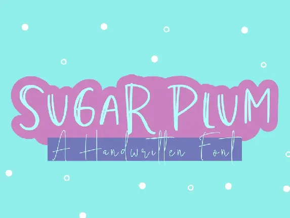 Sugar Plum font