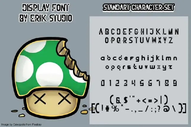 Super Mega Game Display font