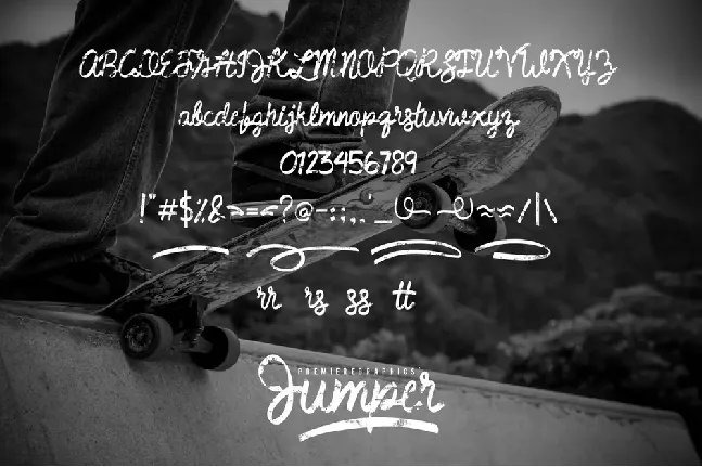 Jumper Handwritten font