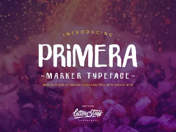 Primera Typeface Free Download font