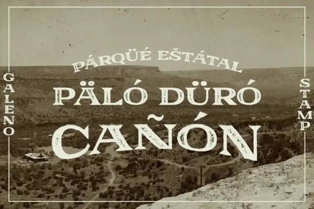 Galeno Stamp font