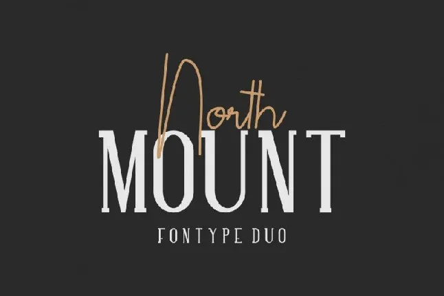 North Mount Trio font