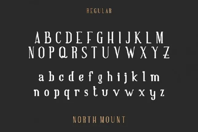 North Mount Trio font