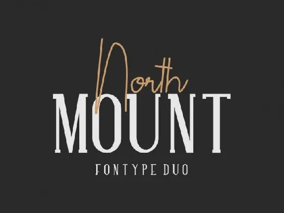 North Mount Trio font