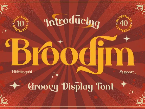 Broodim font