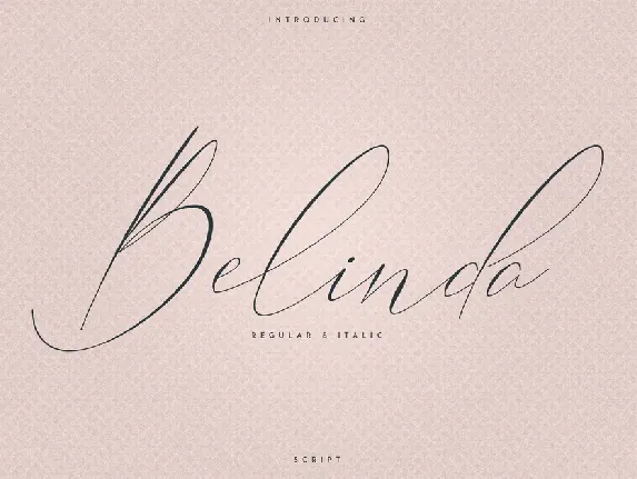 Belinda font