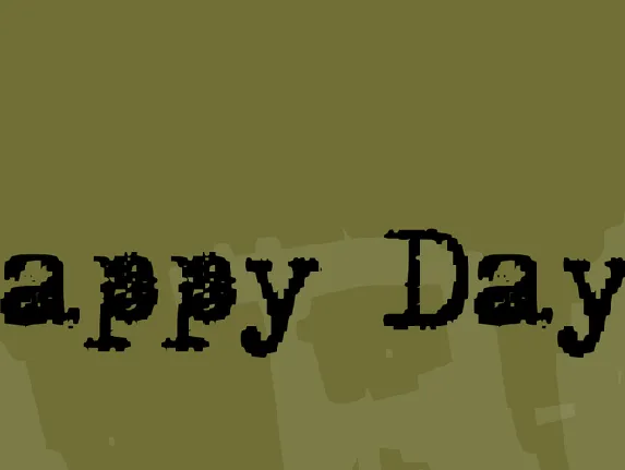 Happy Days font