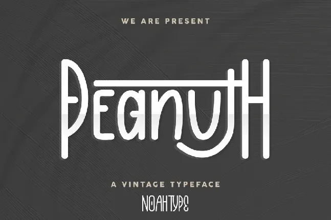 Peanuth font