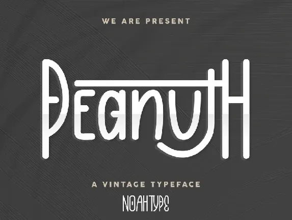 Peanuth font