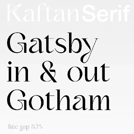 kaftan font