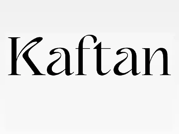 kaftan font