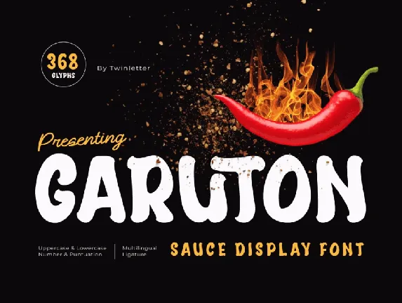 GARUTON Trial font