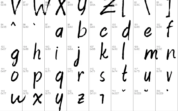 Raventame font