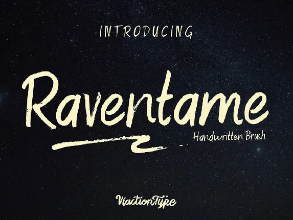 Raventame font