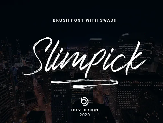 Slimpick font