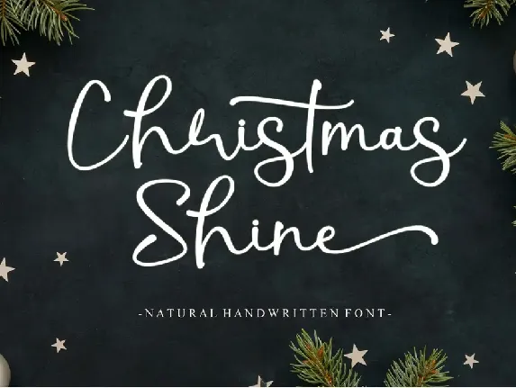 Christmas Shine font